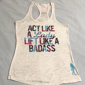 Reebok workout burnout tank